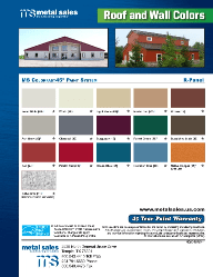 R Panel Metal Roofing Colors