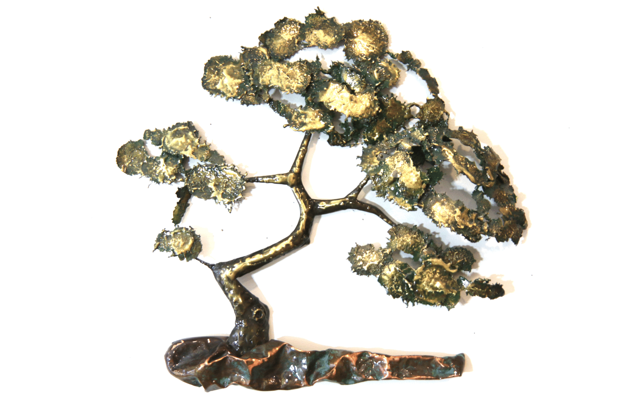 Bonsai Metal Tree Sculpture for Wall Gary Berger Metal Sculpture