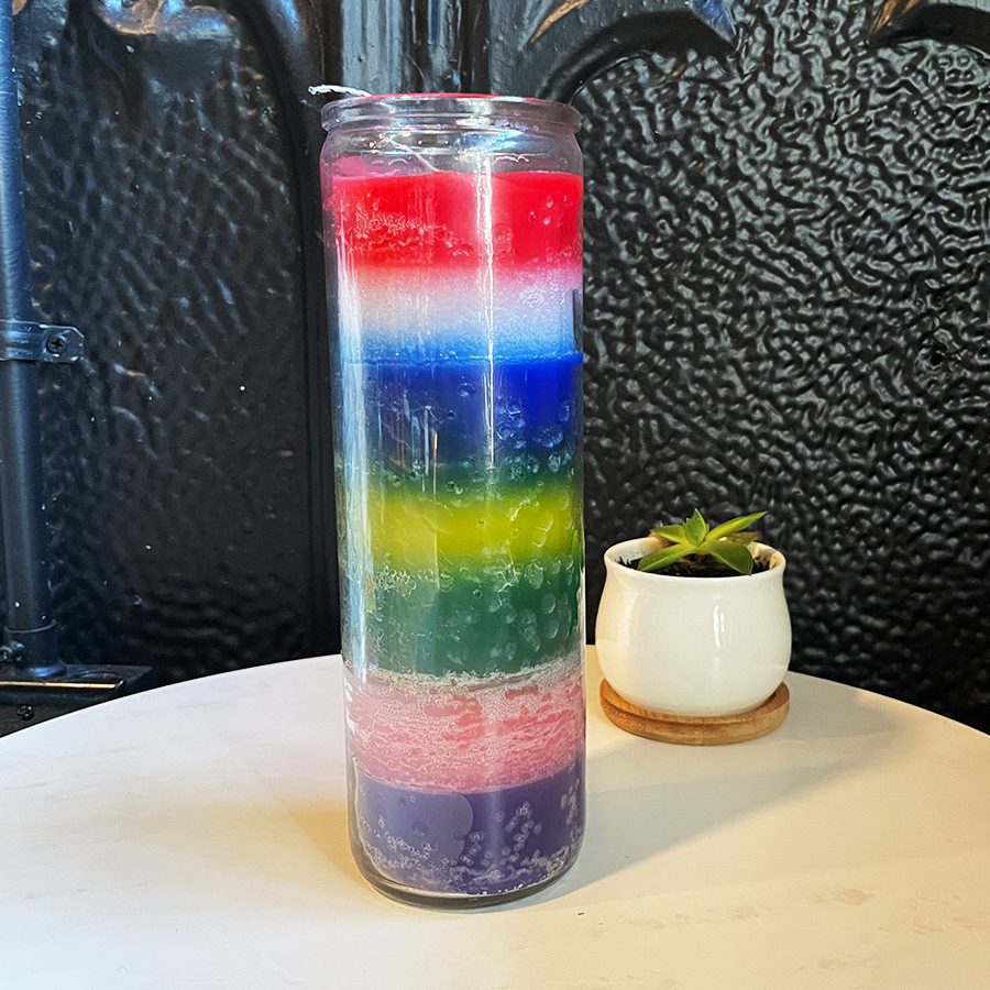 Prayer Candle 7 Colors The Metaphysical Shoppe