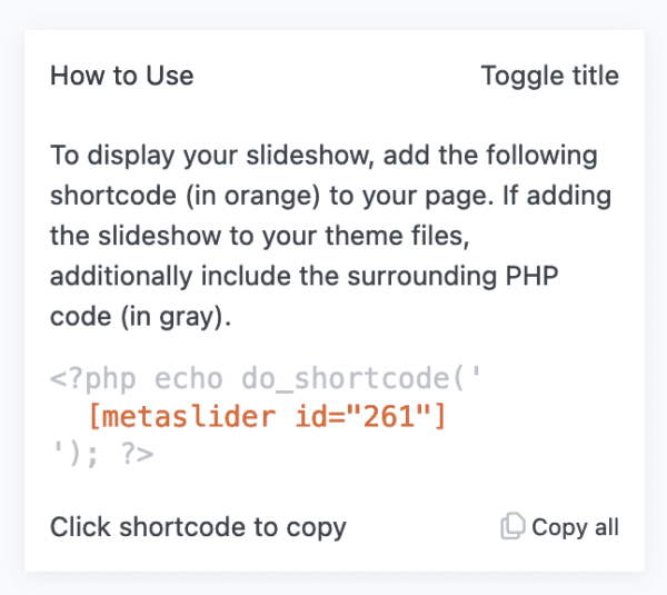 Full Width Slideshows with MetaSlider MetaSlider