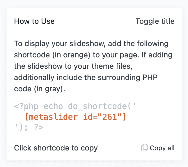 Full Width Slideshows with MetaSlider MetaSlider