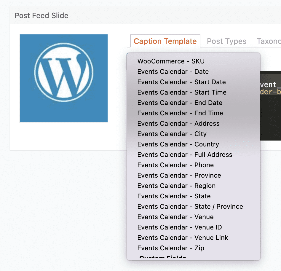 MetaSlider and The Events Calendar (Pro) MetaSlider