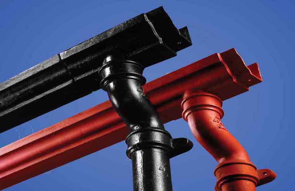 Cast Iron Gutters and Downpipes in Dublin Metclad.ie
