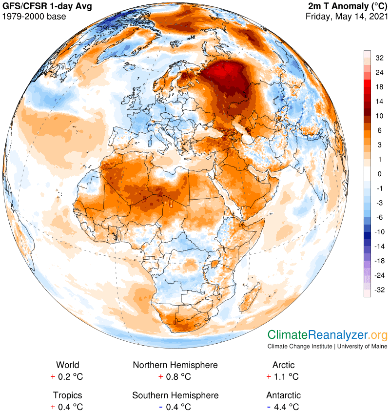 Actualités météo Chaleur en Sibérie, orages aux EtatsUnis,... L