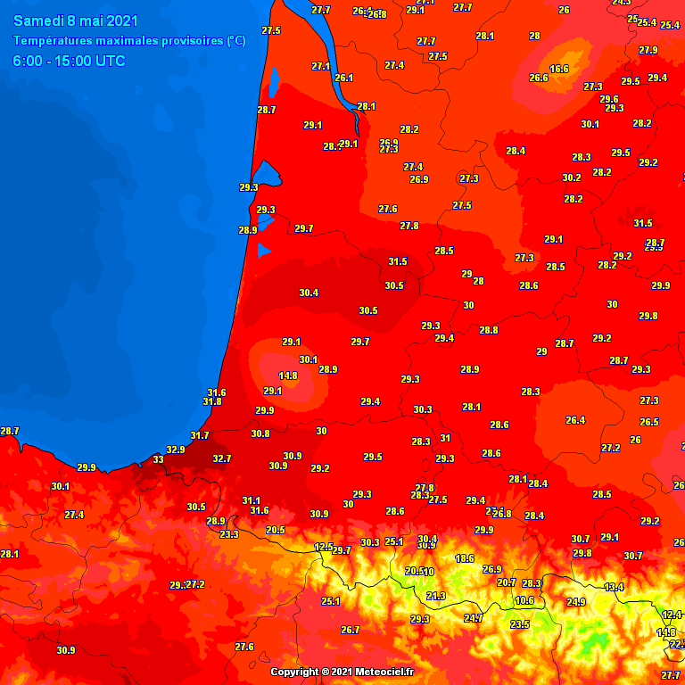 Actualités météo La météo estivale de ce weekend du 8 mai 2021 serat