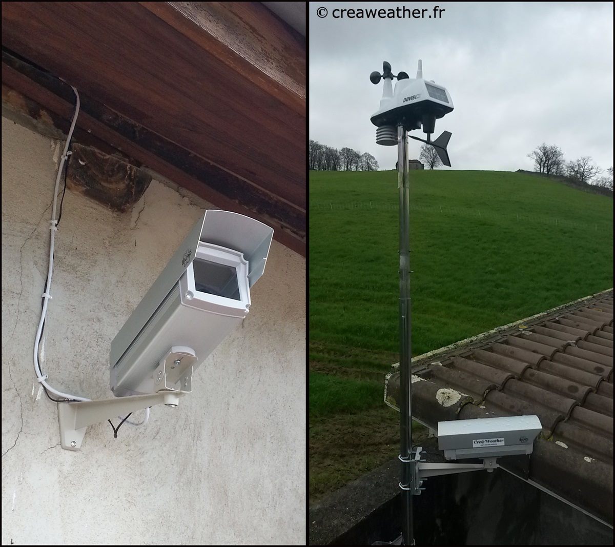 cam HD extérieure Wifi Cre'Weather