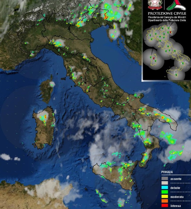 Radar Italia protezione civile, uno strumento di nowcasting MeteoInMolise