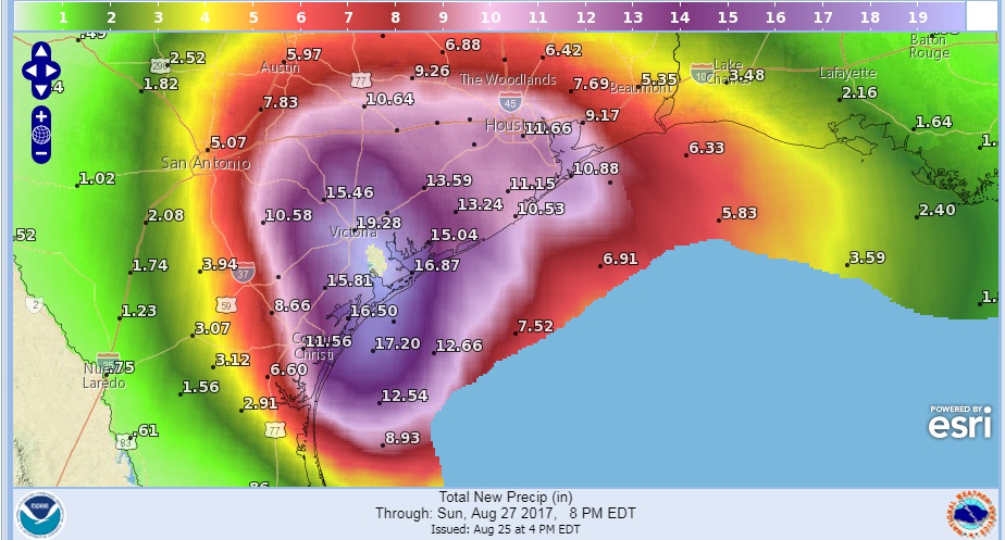 HURRICANE HARVEY RIPPING COASTAL TEXAS Weather Updates 24/7 by Meteorologist joe cioffi