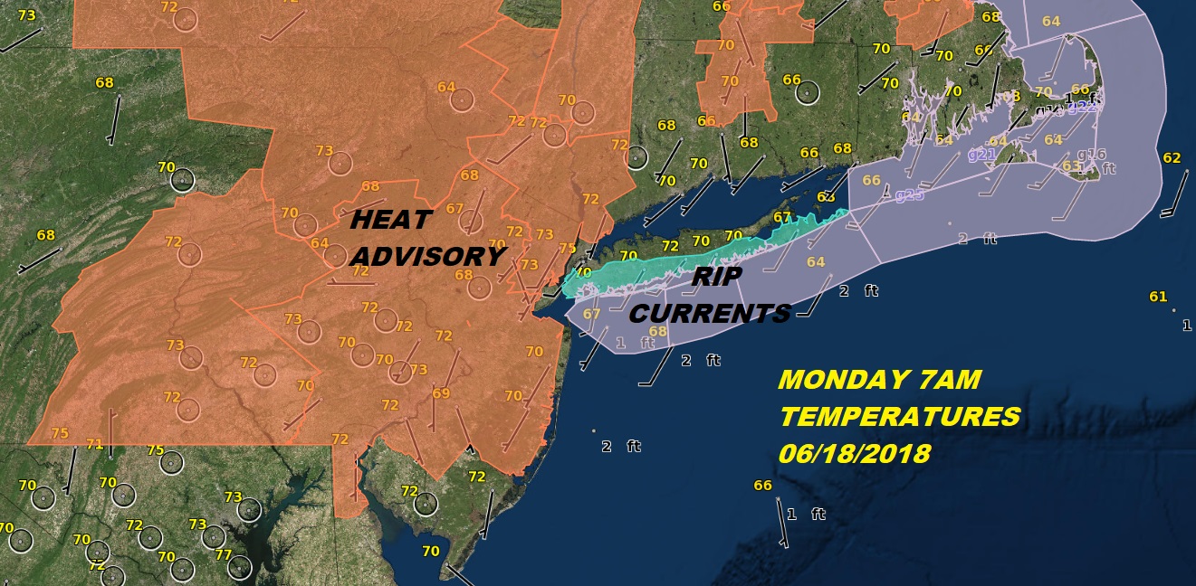 Heat Humidity Monday Lower Humidity Tuesday Weather Updates 24/7 by Meteorologist joe cioffi