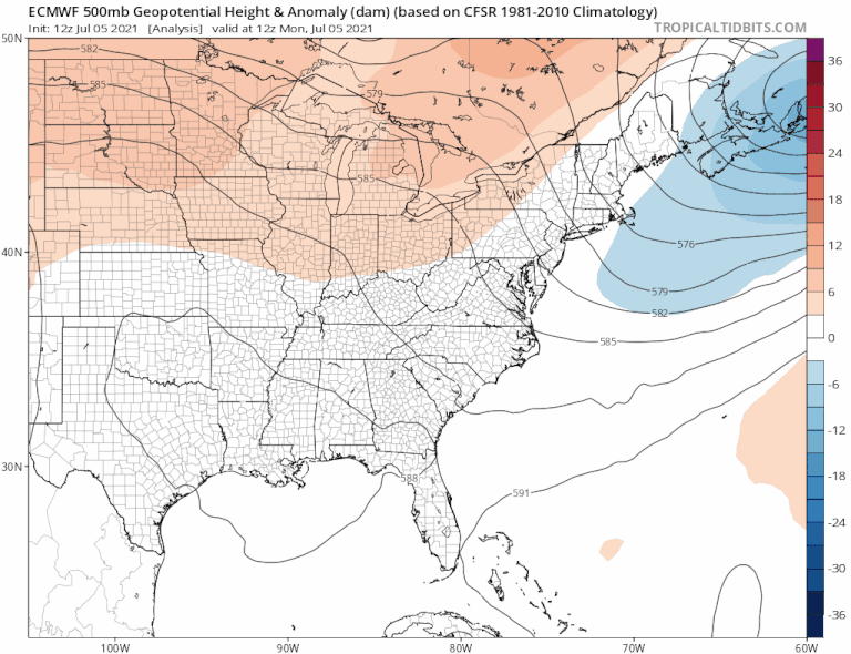 Tropical Storm Elsa Landfalling, Warnings Watches Extended Northward Up