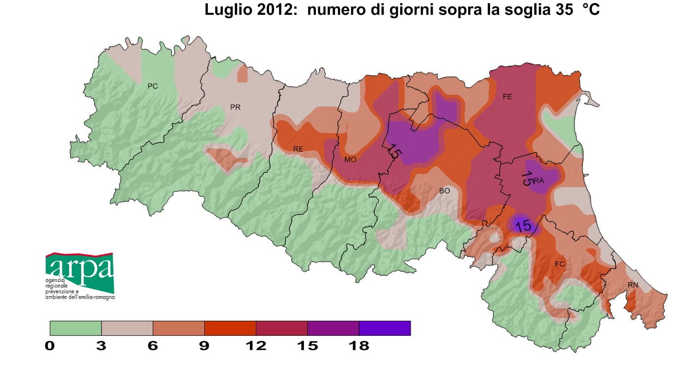 Siccità agricola "gravissima o eccezionale" in Emilia Romagna i dati e
