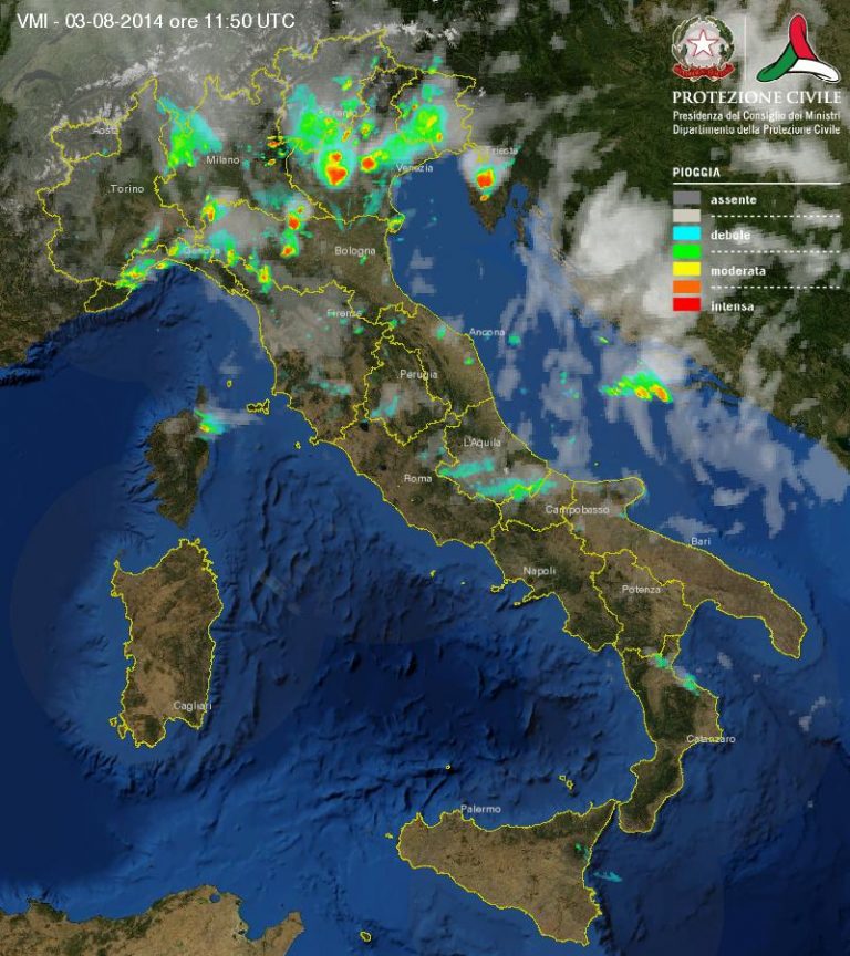 Maltempo, temporali come "bombe" in ed Emilia Romagna grandine