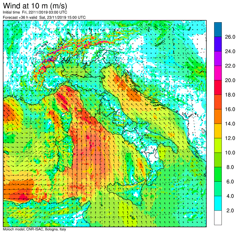 Allerta Meteo, ecco le MAPPE della paura modelli drammatici per Sabato