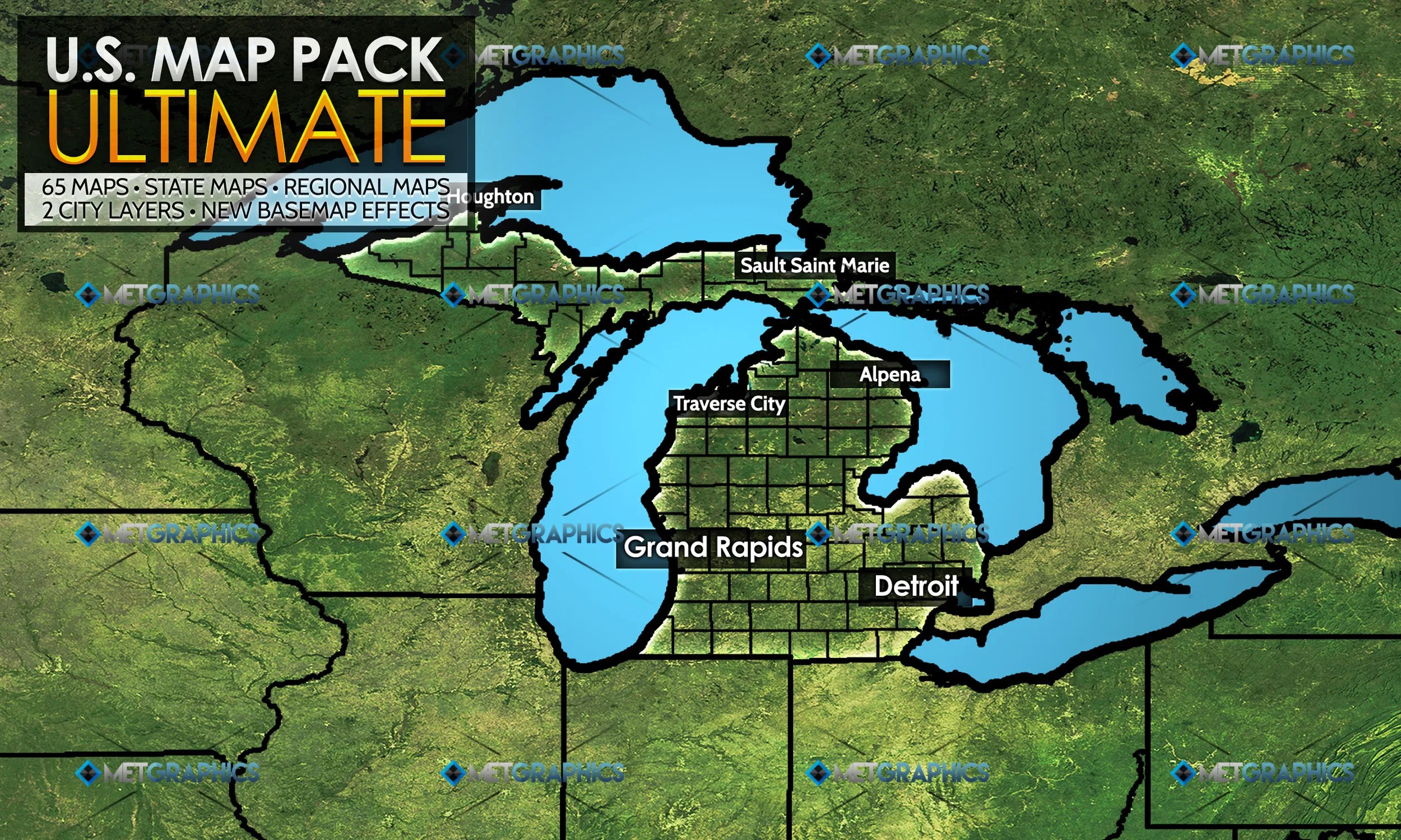MI Weather Forecast Graphics