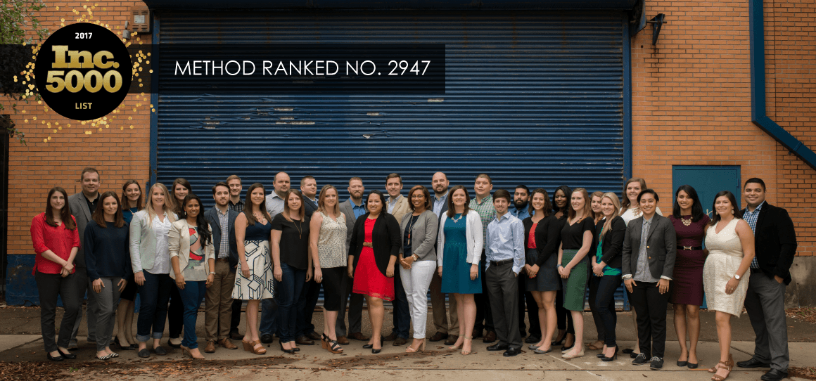 Method Architecture Named to 2017 Inc. 5000 List of America's Fastest