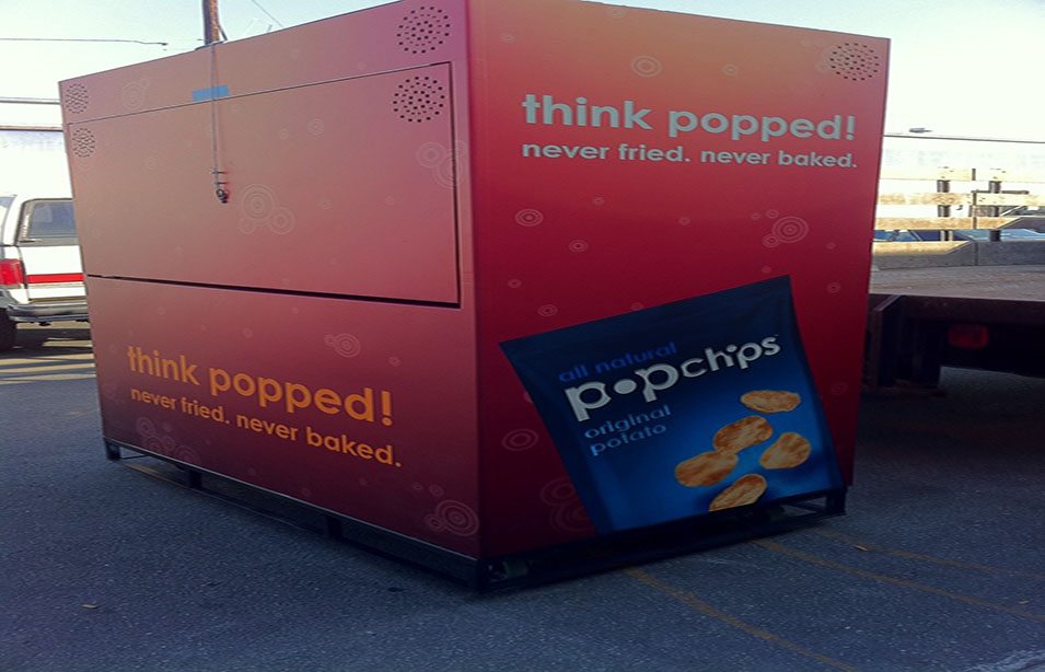 pop chips retail display Costco Methodic Environments