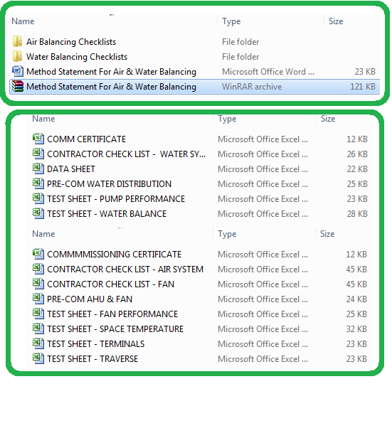 Download Method Statement For Air Balancing & Water Balancing With Test