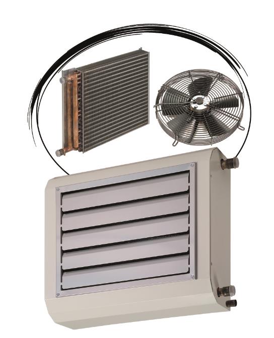 ATRC/F Fan coils with cooling and heating coils from 19 to 108 kW