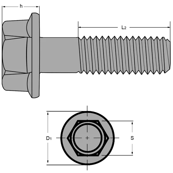 Metric Hex Flange Bolt (DIN 6921) Dimensions AFT Fasteners, 53 OFF