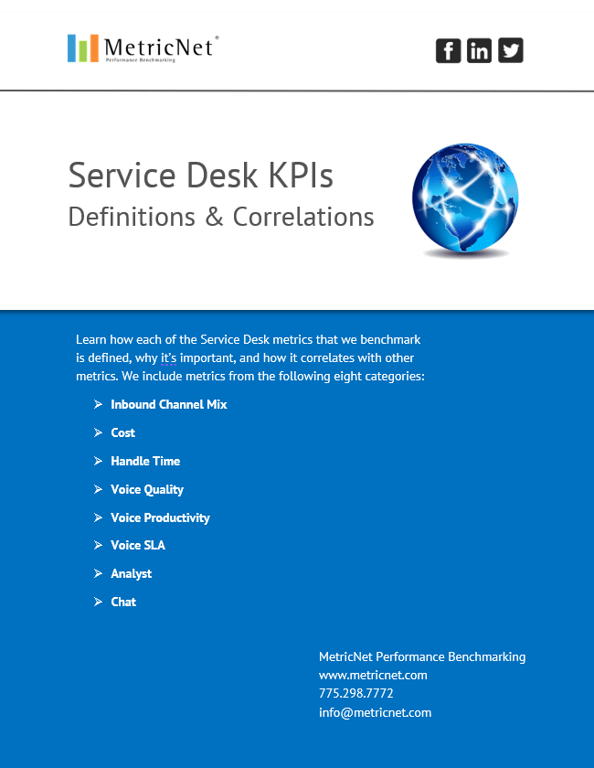 Introduction to IT Service Desk Metrics Definitions & More