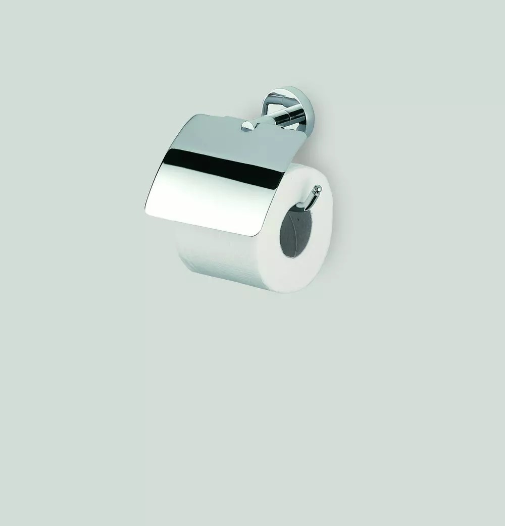 Toilet roll holder with cover Metrix
