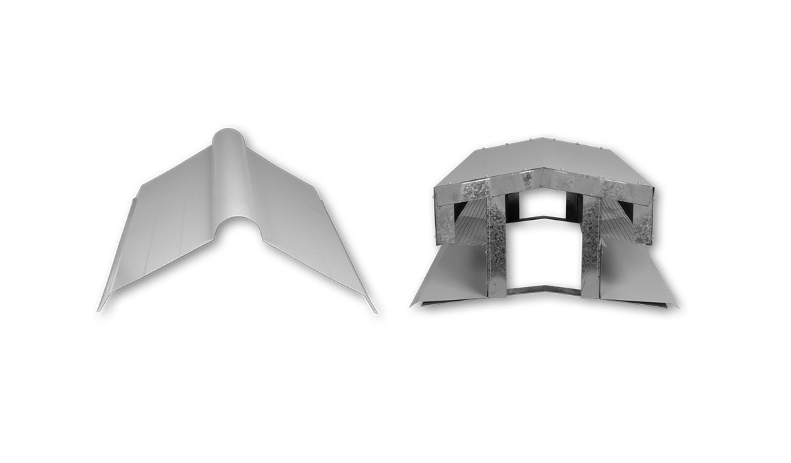 Ridge Caps available from Metroll