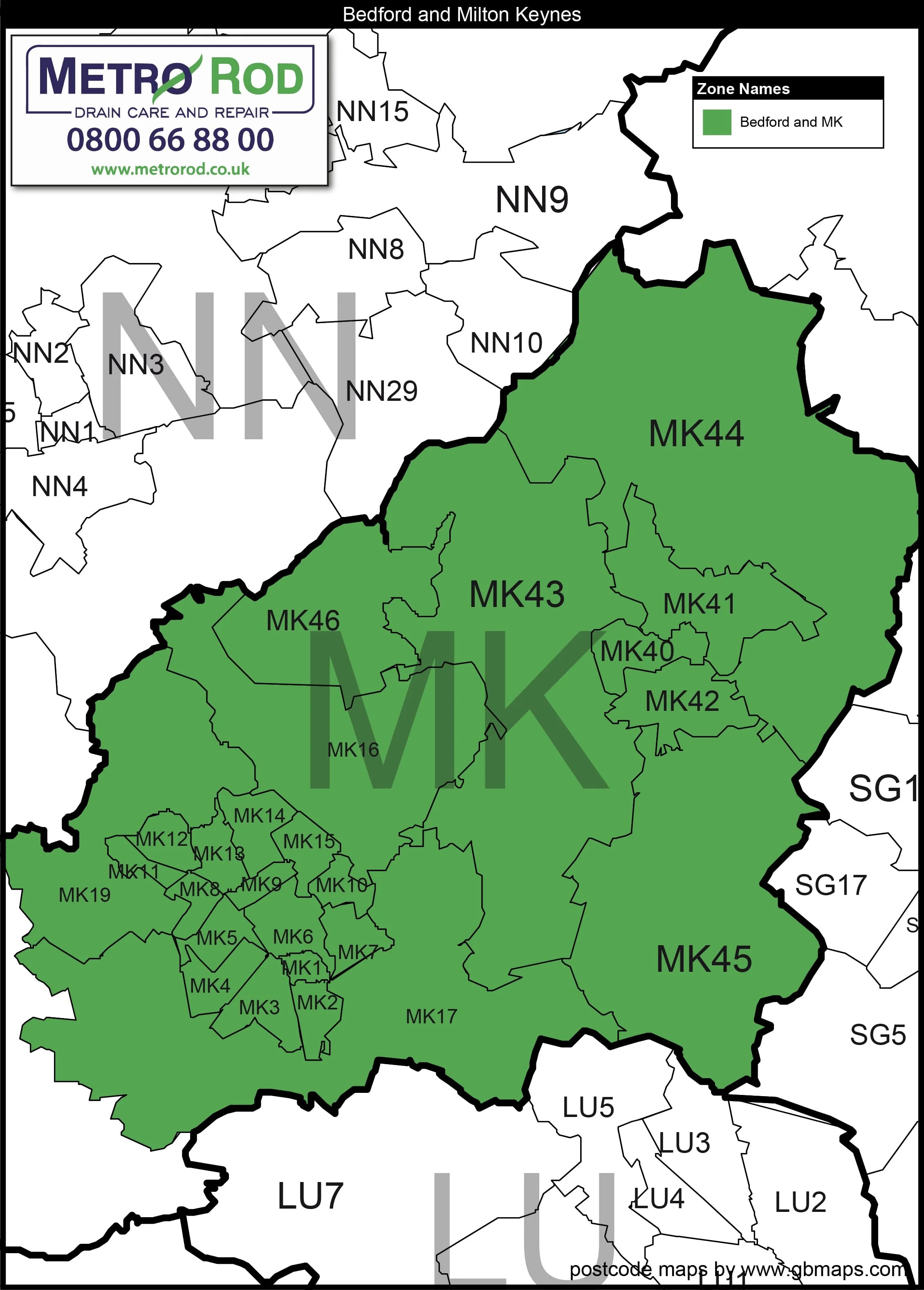 WHERE WE WORK METRO ROD BEDFORD & MK Metro Rod