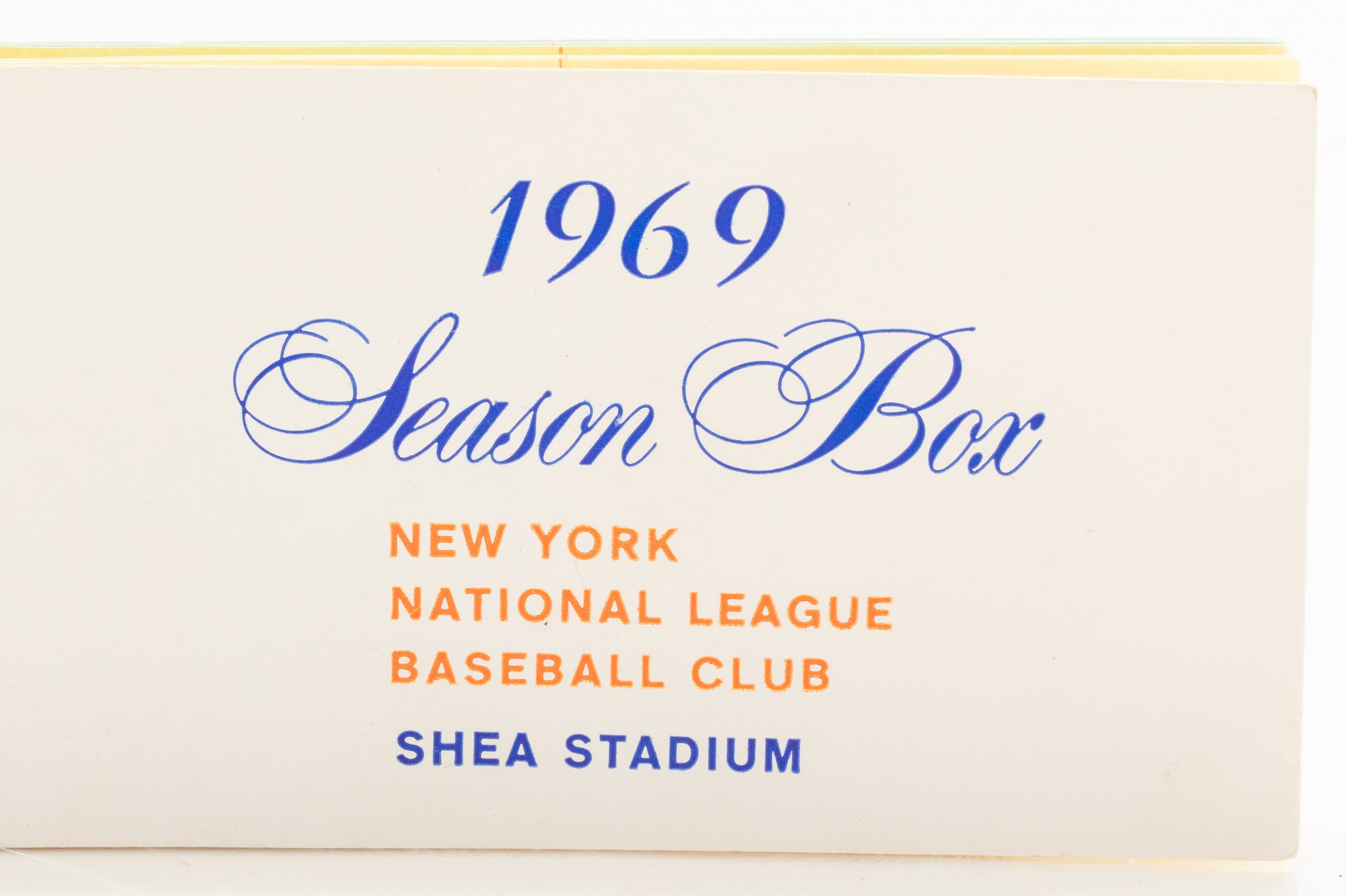 New York Mets 1969 Ticket Book Mets History