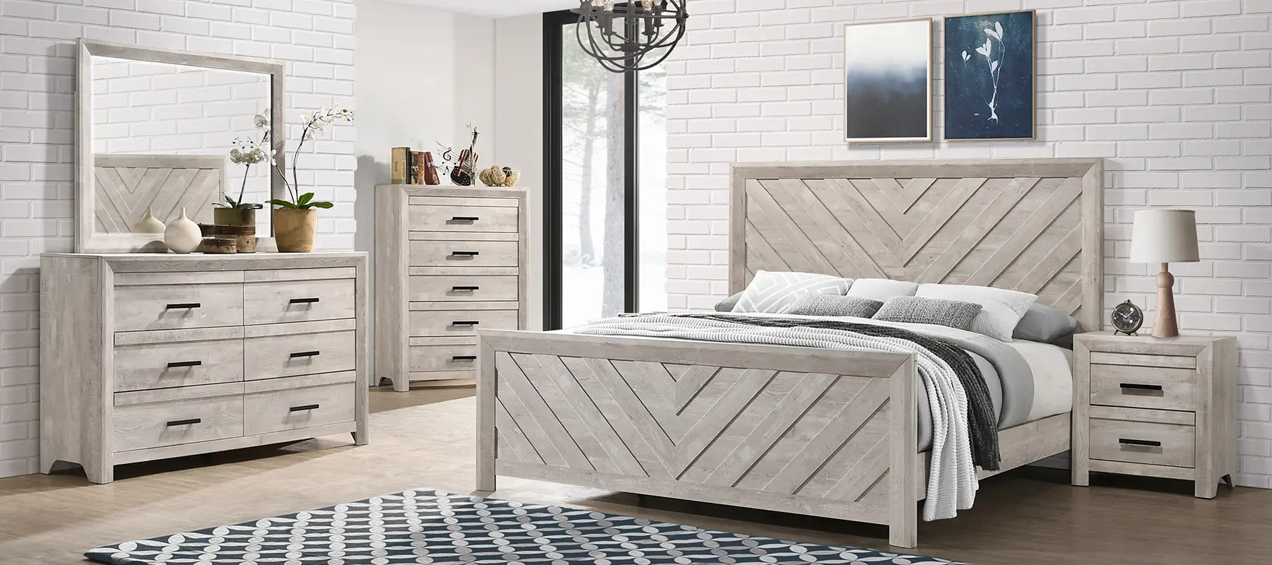 Ensemble chambre à coucher Meubles RD