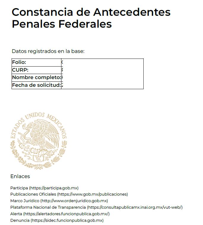 ¿Qué es la validación de la constancia de no antecedentes penales