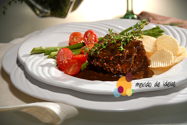 Bife com molho de Café Mexido de Ideias