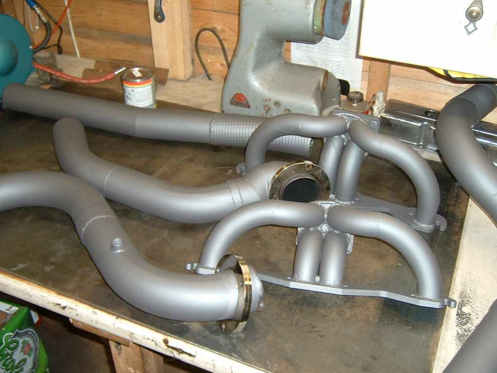 Fabricating a carb hat POR15 manifold paint Oil returns