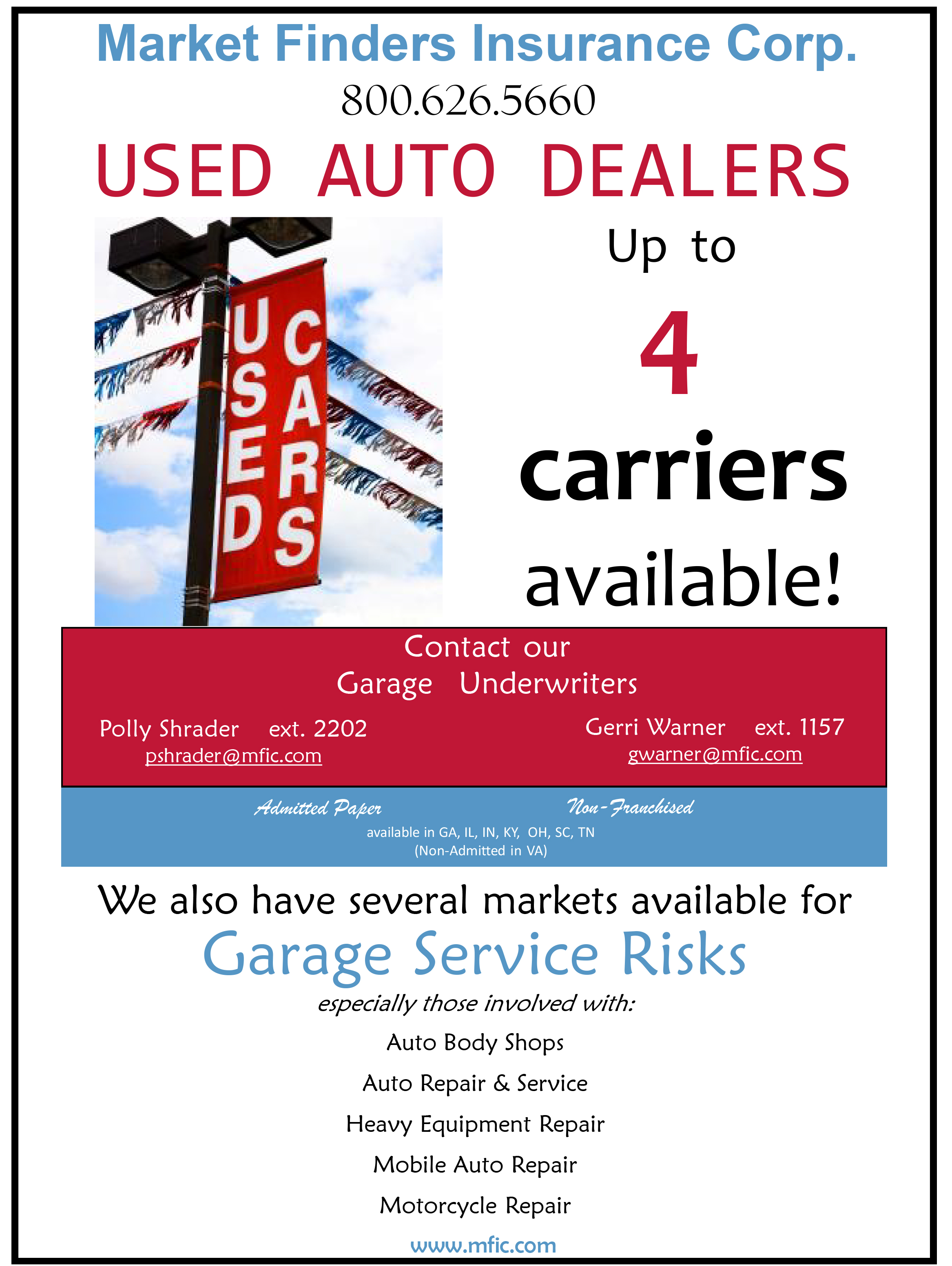 garage Market Finders Insurance Corp