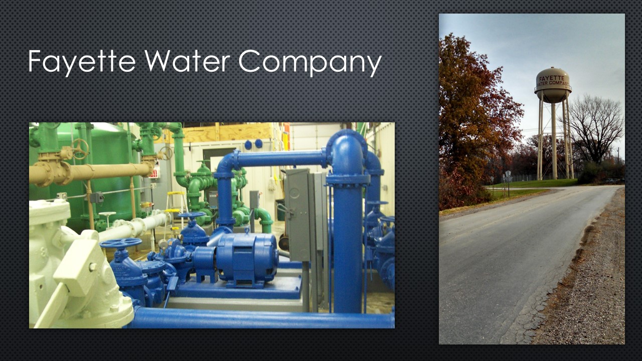 Fayette Water Company MG Engineers