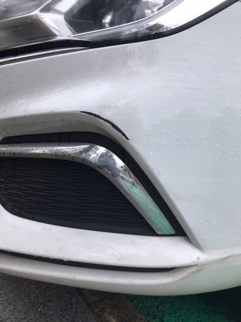 Major scratch on front bumper | MG EVs electric cars community forum