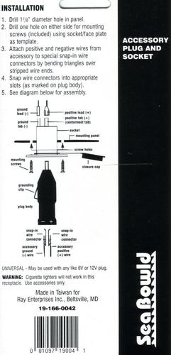 Cigarette Lighter Install : MGA Forum : The MG Experience