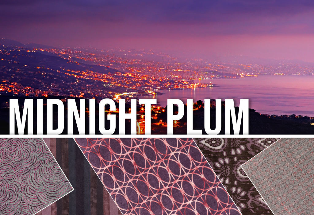 Running Line Rugs Midnight Plum MGroup