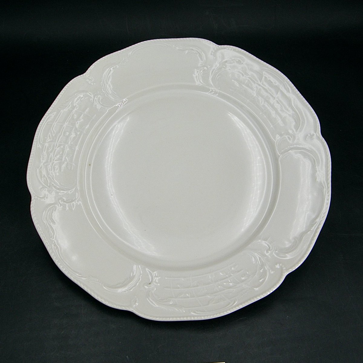 1950s Rosenthal Saucers Rosenthal white Sanssouci, Selb Germany 6¾