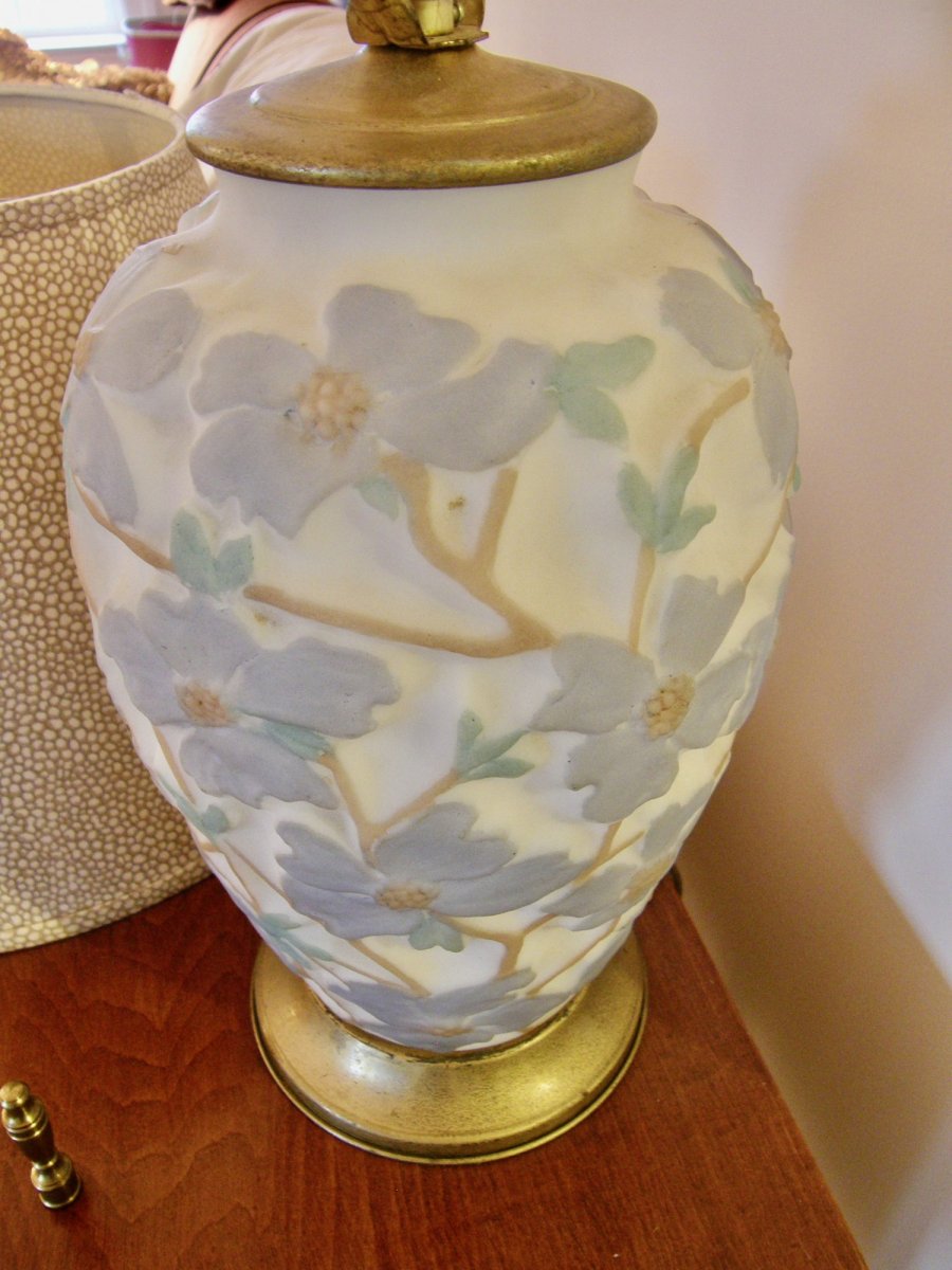 0401 1930s Table Lamp, Phoenix Art Glass Company, Monaca Pennsylvania