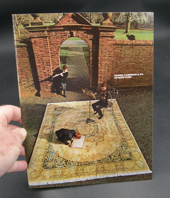 1914 Pamphlet 1973 Advertising Oriental Rugs Pande, Cameron