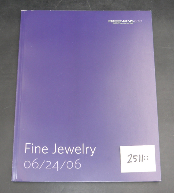 2511 Freeman's Auction, Catalog, 2006, Fine Jewelry Mark C. Grove