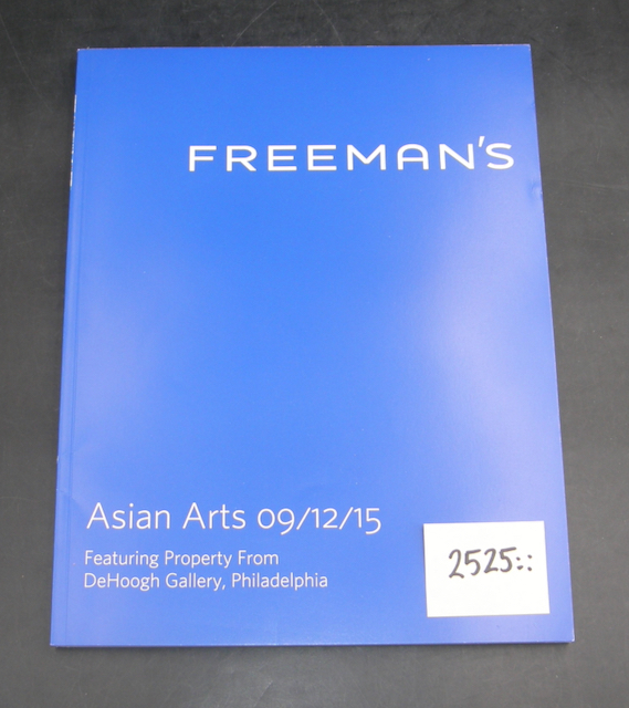 2525 Freeman's Auction, Catalog, 2015, DeHoogh Gallery, Asian Arts