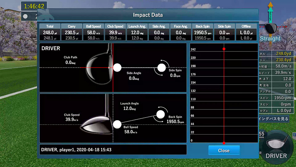 MGS 箕面シミュレーションゴルフ