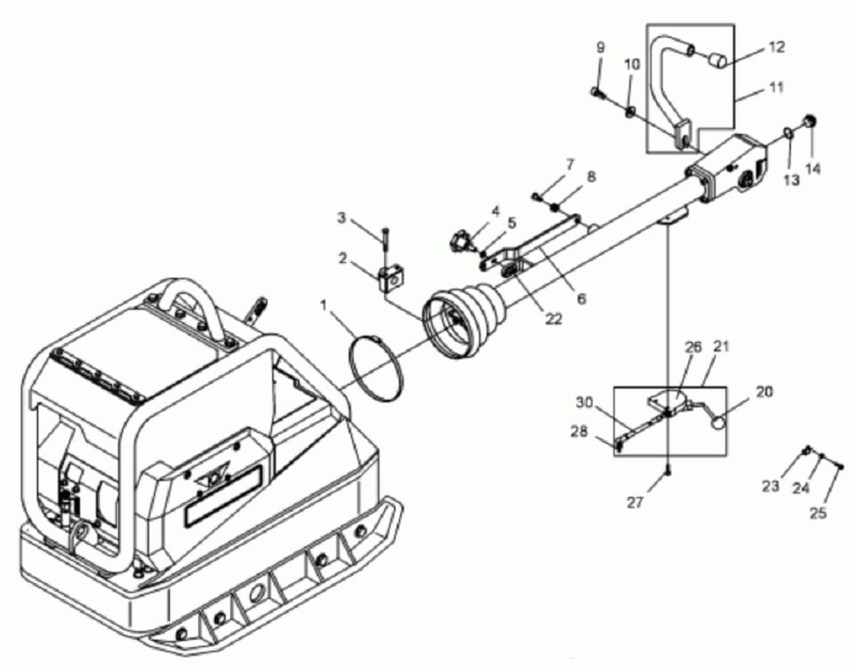 WACKER DPU linka gazu z 0103538 MGSTechnics oryginalne