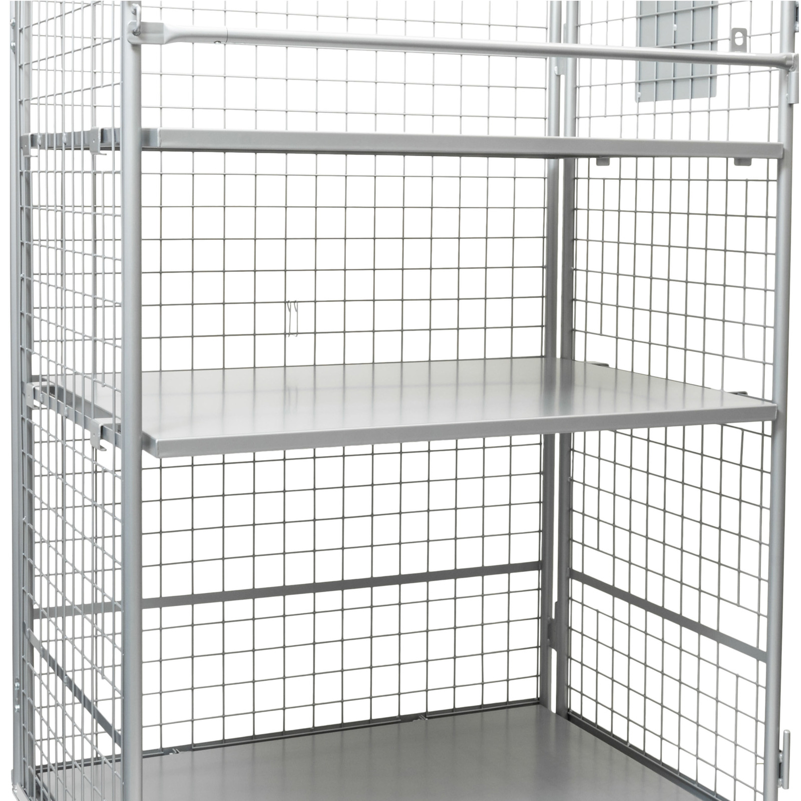 Heavy Duty 3Sided Mesh Cage Trolley (with Doors) MHA Products