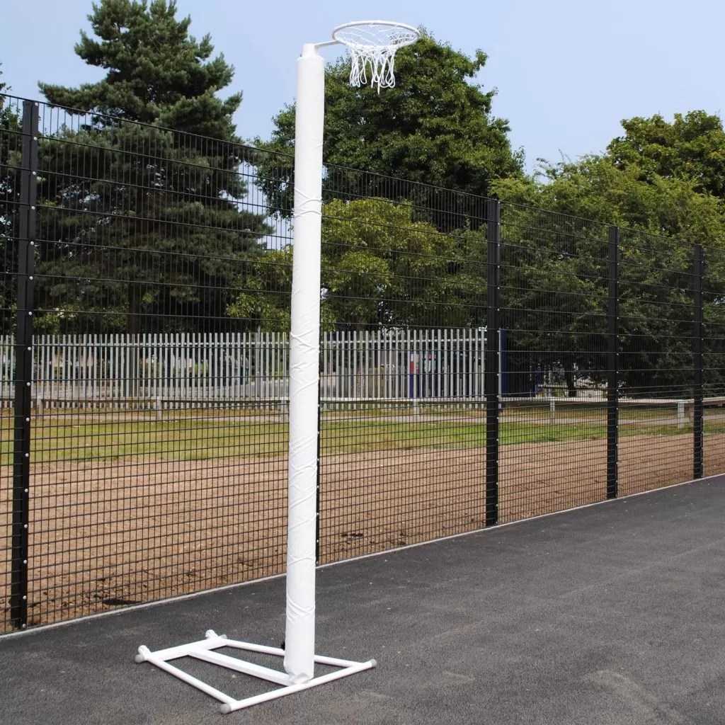 Netball post protectors 50mm made in the UK by MH Goals