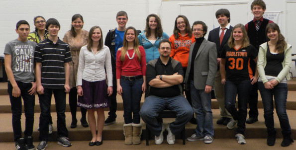 Model students attend a Model UN conference The Round Table