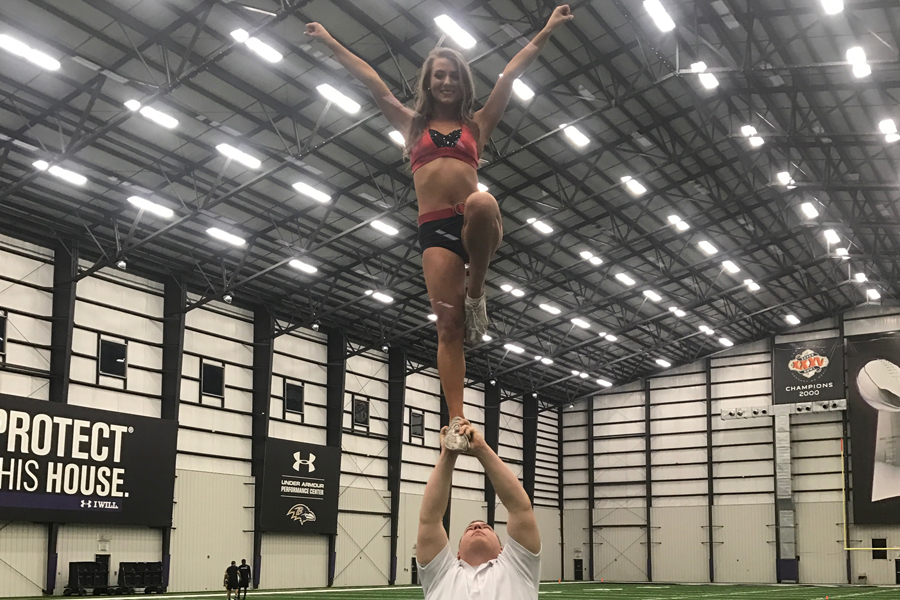 Former MHS male cheerleader makes the Ravens’ cheer team The Round Table