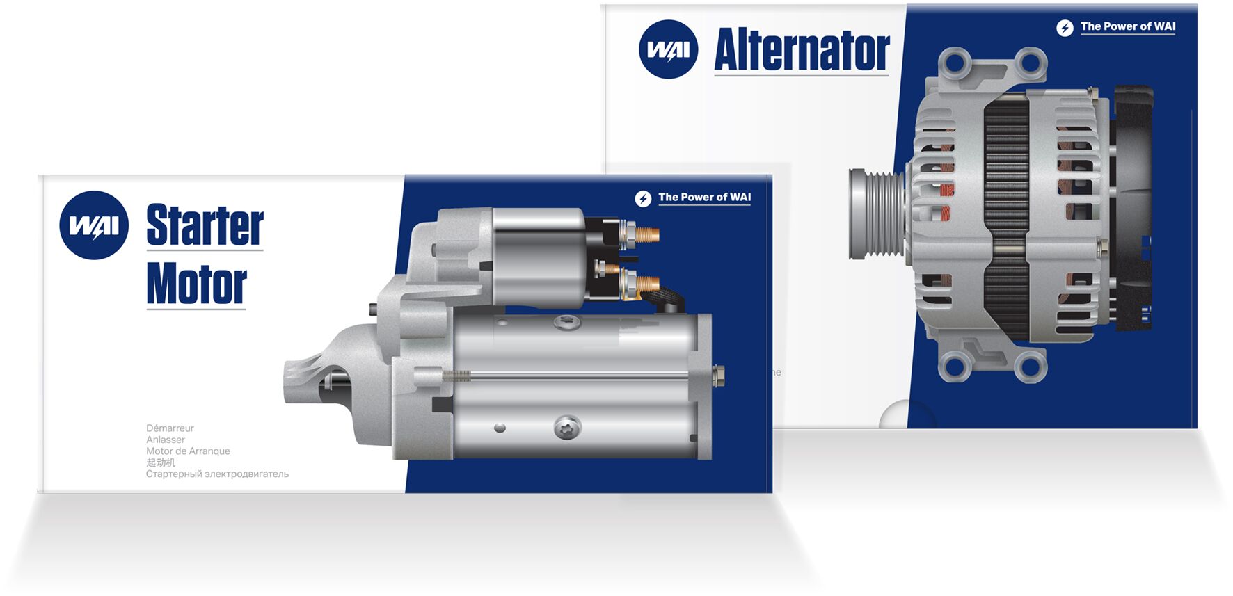 WAI Global features Starters and Alternators for Forklift Material