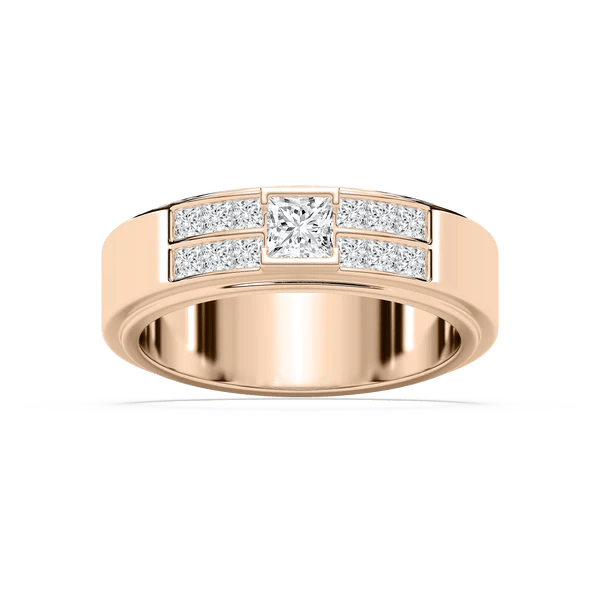 Square Cut Groove Band MiaDonna